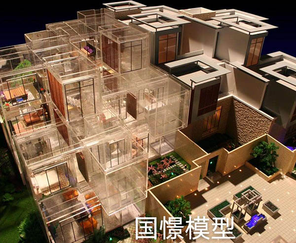 通河县建筑模型